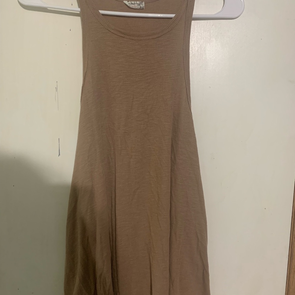 Free People long loose tunic tank women’s medium